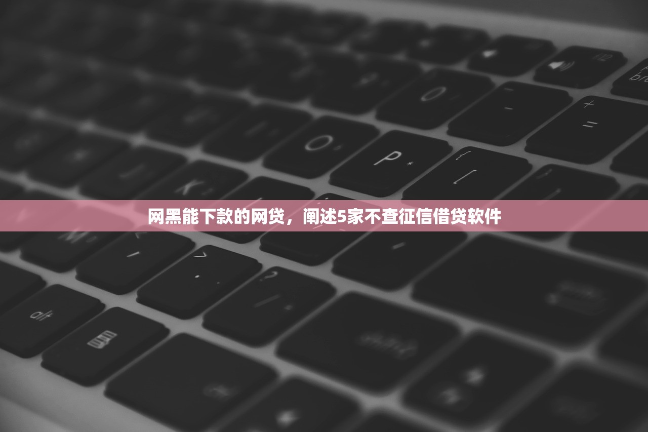 网黑能下款的网贷，阐述5家不查征信借贷软件