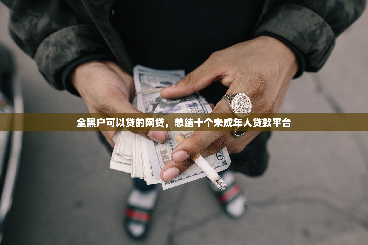 全黑户可以贷的网贷，总结十个未成年人贷款平台