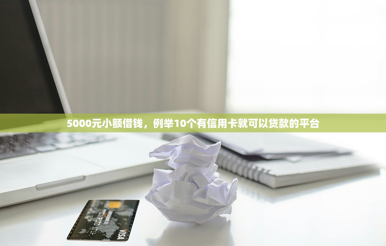 5000元小额借钱，例举10个有信用卡就可以贷款的平台