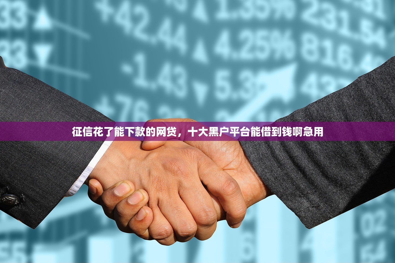 征信花了能下款的网贷，十大黑户平台能借到钱啊急用