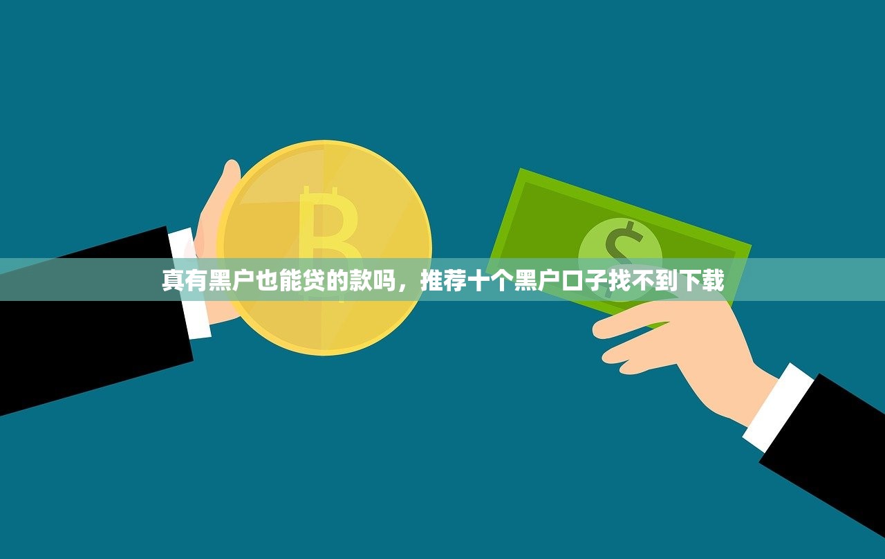 真有黑户也能贷的款吗，推荐十个黑户口子找不到下载