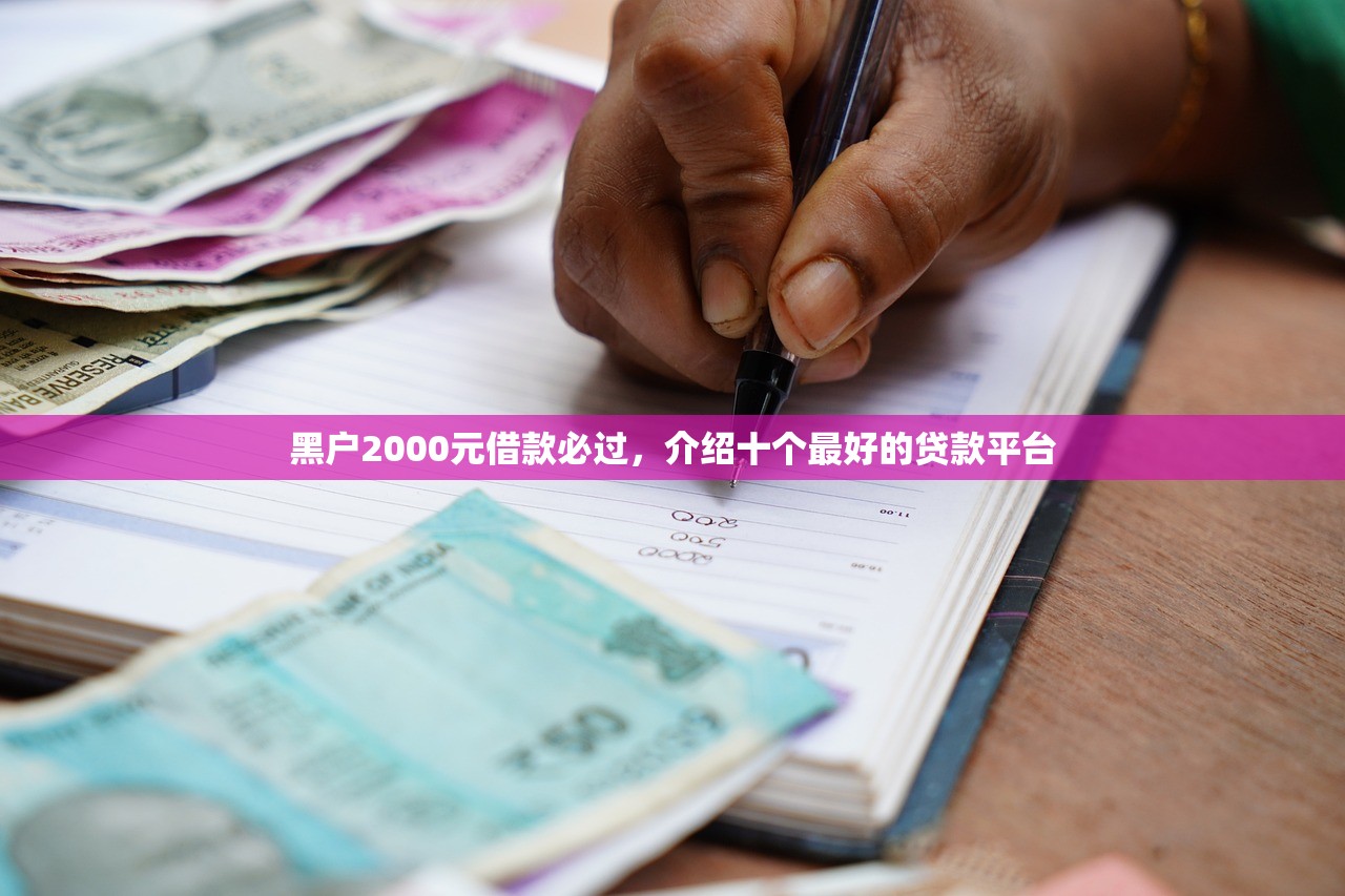 黑户2000元借款必过，介绍十个最好的贷款平台