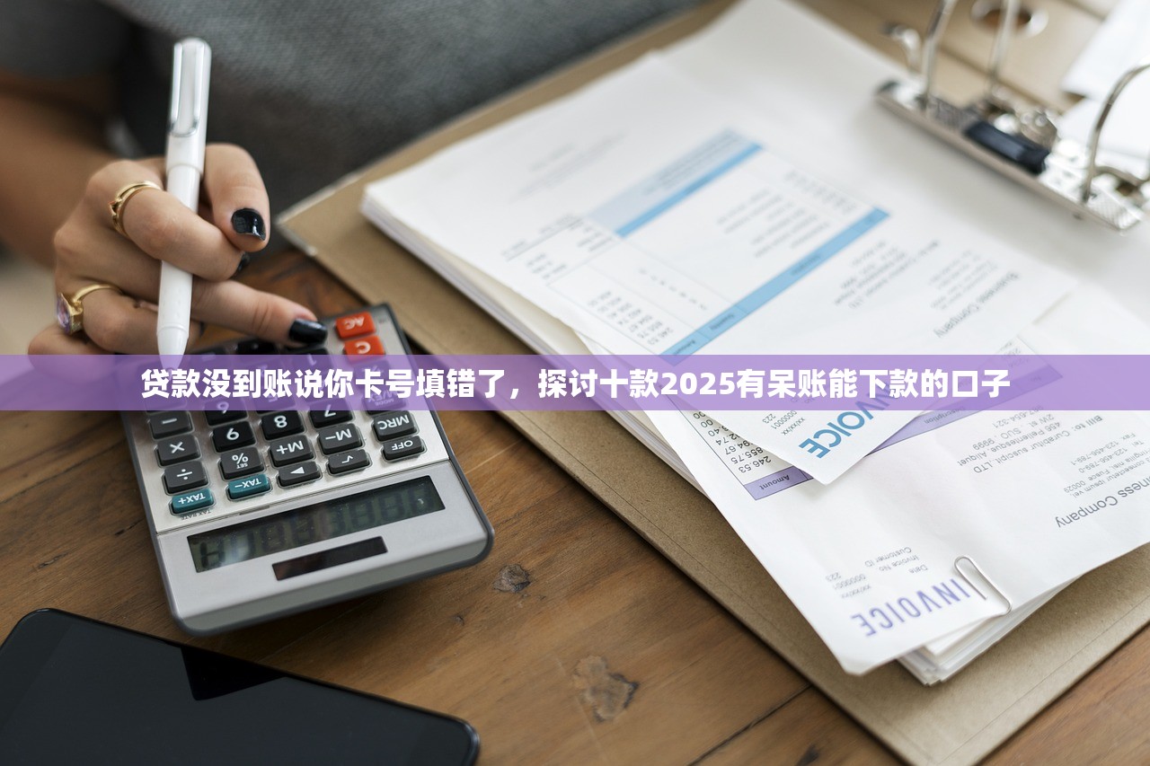 贷款没到账说你卡号填错了，探讨十款2025有呆账能下款的口子