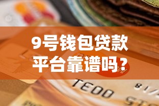 9号钱包贷款平台靠谱吗？真实测评+申请攻略