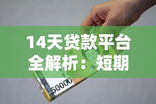 14天贷款平台全解析：短期借贷必知要点与避坑指南