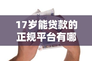 17岁能贷款的正规平台有哪些？未成年借款必看指南