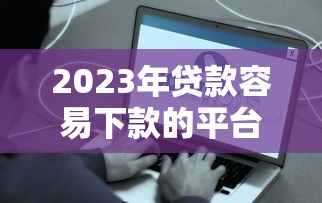 2023年各贷款平台申请条件全解析：资质、征信、收入要求一览