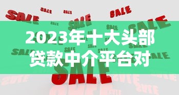 2023年十大头部贷款中介平台对比与选择指南
