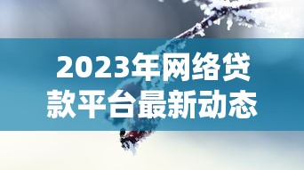 2023年网络贷款平台最新动态:合规平台与避坑指南 2023年网络贷款平台最新动态:合规平台与避坑指南