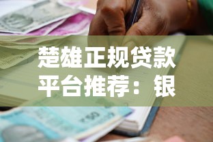楚雄正规贷款平台推荐：银行、小贷、网贷全攻略