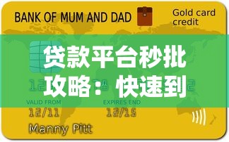 融资平台贷款审批全流程解析：条件、材料与注意事项
