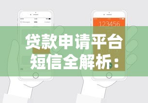 贷款申请平台短信全解析：收到短信后如何高效处理？