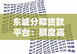 东城分期贷款平台：额度高、利率低、放款快的借贷选择