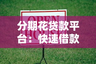 分期花贷款平台：快速借款与灵活分期全解析