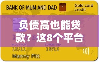 负债高也能贷款？这8个平台申请条件及避坑指南