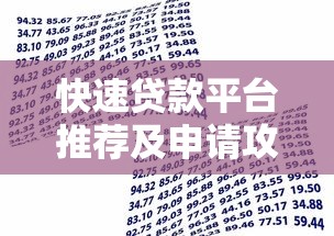 快速贷款平台推荐及申请攻略：如何快速获得资金支持
