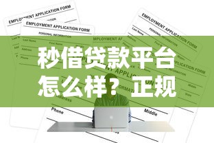 秒借贷款平台怎么样？正规靠谱吗？申请条件流程全解析