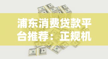 浦东消费贷款平台推荐：正规机构如何快速解决资金需求？