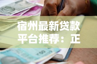 宿州最新贷款平台推荐：正规机构低利率借款攻略