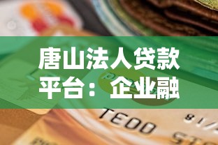 唐山法人贷款平台：企业融资渠道解析与选择指南