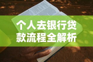 个人去银行贷款流程全解析：手把手教你搞定贷款申请
