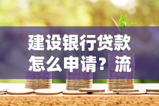 建设银行贷款怎么申请?流程条件+产品类型一文读懂 建设银行贷款怎么申请?流程条件+产品类型一文读懂