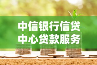 中信银行信贷中心贷款服务解析：如何选到最适合你的方案？