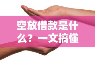 空放借款是什么?一文搞懂申请条件、风险提示与避坑指南 空放借款是什么?一文搞懂申请条件、风险提示与避坑指南
