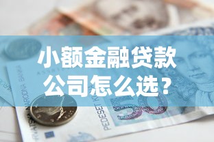 小额金融贷款公司怎么选？贷款流程、利息详解+靠谱平台推荐