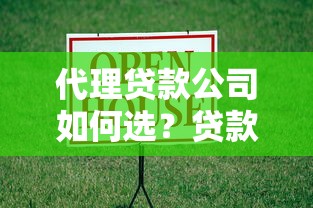 代理贷款公司如何选?贷款服务流程解析与避坑指南 代理贷款公司如何选?贷款服务流程解析与避坑指南