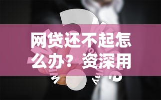 网贷还不起怎么办？资深用户分享自救经验