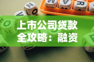 上市公司贷款全攻略：融资策略、流程解析与风险规避指南