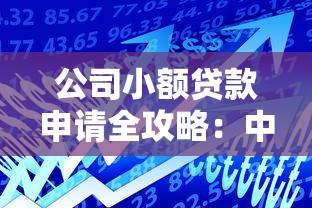 公司小额贷款申请全攻略：中小企业主必看的资金解决方案
