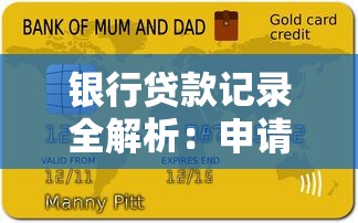 银行贷款记录全解析:申请技巧与避坑指南助你轻松过关 银行贷款记录全解析:申请技巧与避坑指南助你轻松过关