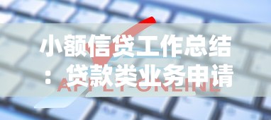 小额信贷工作总结：贷款类业务申请与管理全流程解析
