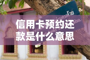 信用卡预约还款是什么意思？操作流程与避坑指南全解析