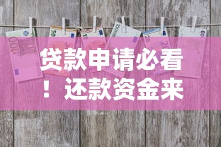 贷款申请必看！还款资金来源怎么填写？手把手教你避坑技巧