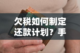 欠税如何制定还款计划？手把手教你撰写范本并匹配贷款方案