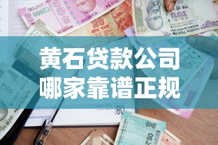 黄石贷款公司哪家靠谱正规银行放款快速到账