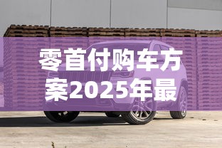 零首付购车方案2025年最新对比分析及避坑指南