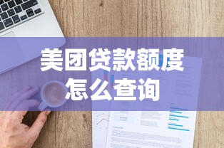 美团贷款额度怎么查询
