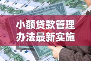 小额贷款管理办法最新实施细则与操作指南