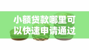 小额贷款哪里可以快速申请通过