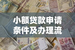 小额贷款申请条件及办理流程是什么
