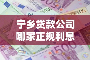 宁乡贷款公司哪家正规利息低