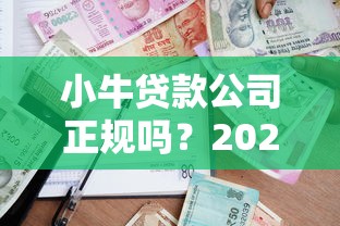小牛贷款公司正规吗?2025年最新借款利率和申请条件全解析