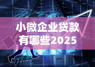 小微企业贷款有哪些2025年最新小微企业贷款产品大全全解析