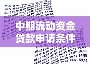 中期流动资金贷款申请条件与流程详解