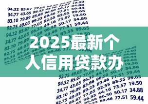 2025最新个人信用贷款办理条件全解析：轻松满足银行审批要求