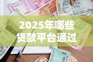 2025年哪些贷款平台通过率高容易下款